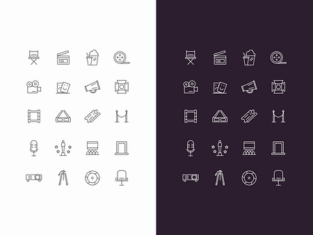 Movie Icons Freebie 😄 🎬 by Ana Luísa Ferreira on Dribbble