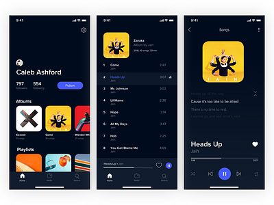 Music Player app clean dailyui design interface ios iphone iphonex mobile app music music app music player music player ui ui uiux ux