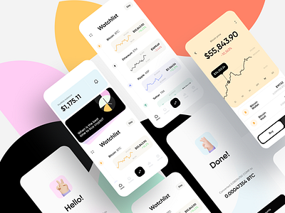 Finance App UI Design app ui mobile app design mobile app ui mobile ui ui design uiux uiux design