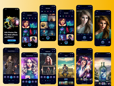 Photo Editing App Ui Design