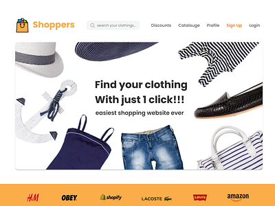 Online Shopping Website Ui/UX Design