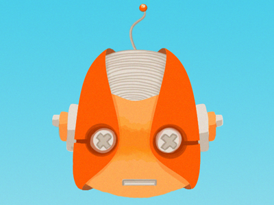 Offline blue orange robot