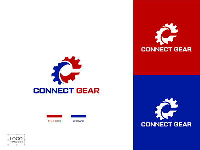 Connect Gear Logo brand design branding c gear logo design gear logo graphic design graphic design logo industrial logo logo logo design typography logo vector logo