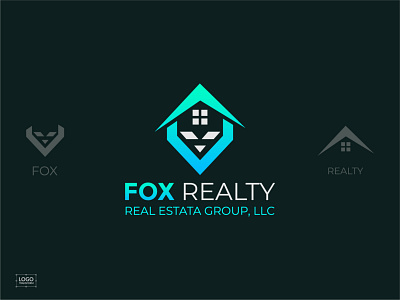 Fox Realty Logo brand design brand identiy branding business logo design fox fox realty logo graphic design graphic design logo home house illustration logo logo design logotransform properties real estate roof typography logo vector logo