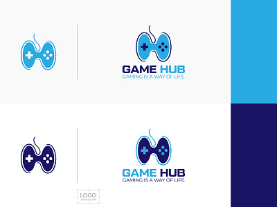 Game Hub Logo brand design logo design logo sports