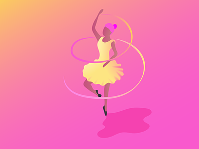 Body Language ballerina ballet body dance dancer gradients icon illustration language sport vector