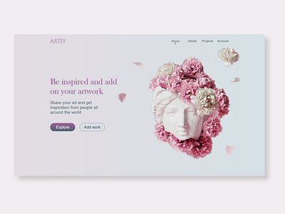 Artsy web design