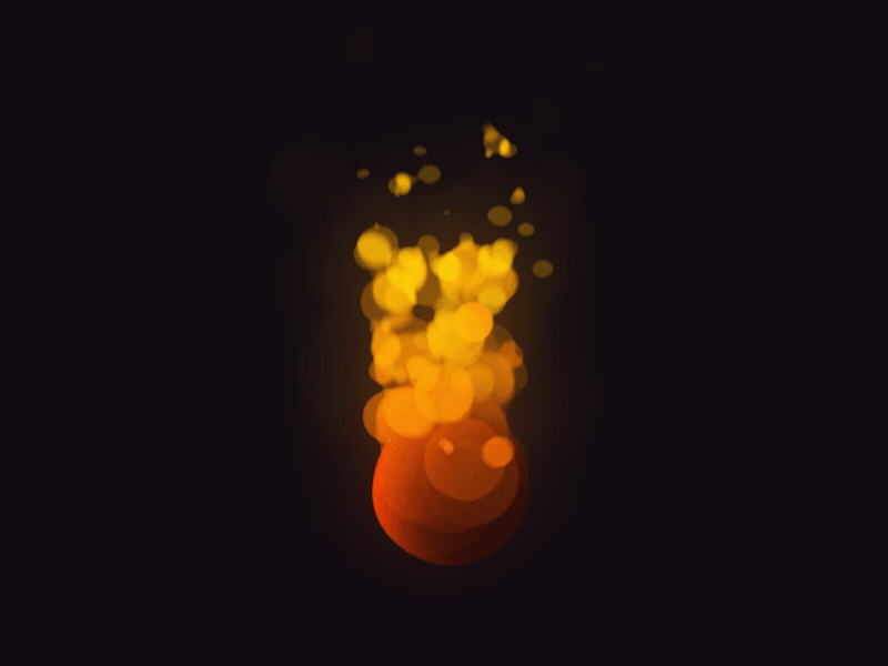 2D Fire animation