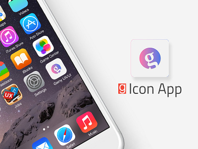 G Icon App design graphic ui ux web