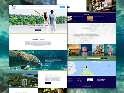 Florida Hotel Website Design comp design florida fort myers beach hotel responsive website