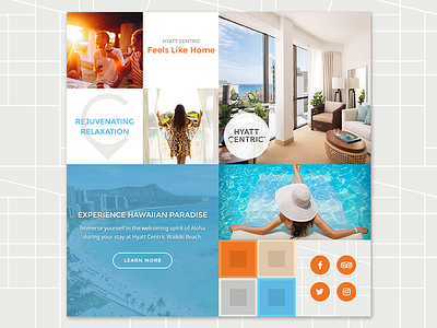 Waikiki Beach Hotel Website Mood Board