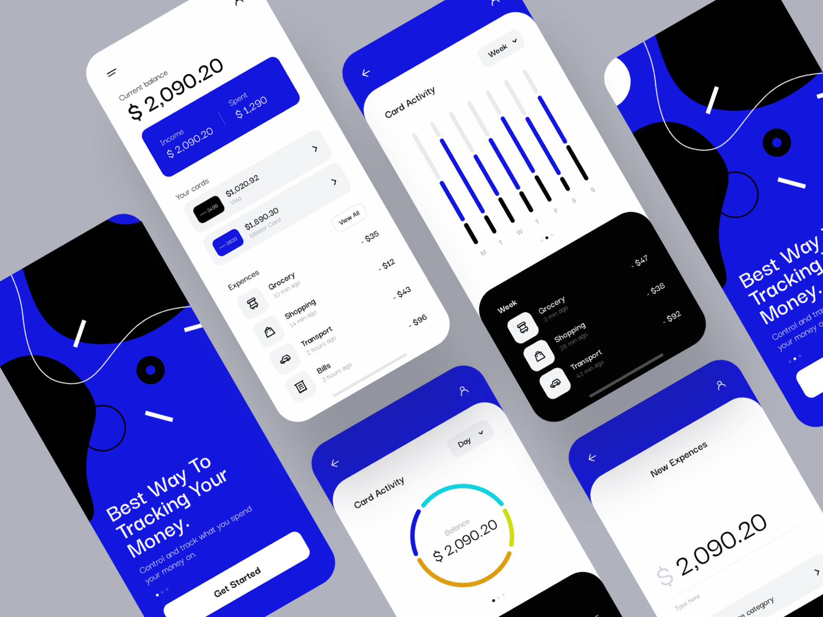 Money Tracking iOS App by Yara Velichko on Dribbble