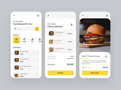 Delivery Food iOS App