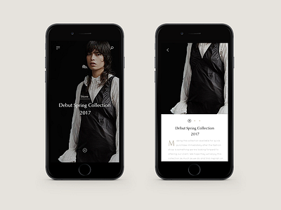 Fb. - Mobile Screen for Fashion Store app clean design ios iphone minimal mobile style ui ux