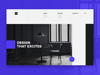 Factory - Home Page clean concept home layout minimal modern page search store template website