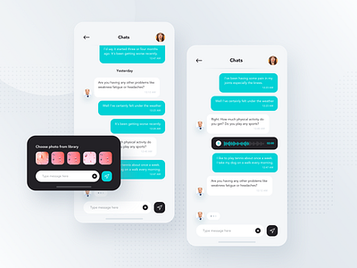 Chat Mobile Screen add app apps application chat chat app clean inbox interface message messaging mobile picture profile schedule style tile task ui ui ux user ux workflow