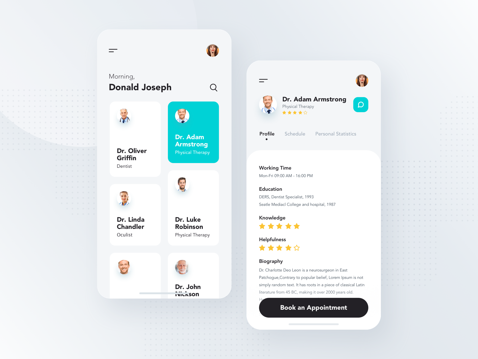 Mobile iOS App by Yara Velichko on Dribbble