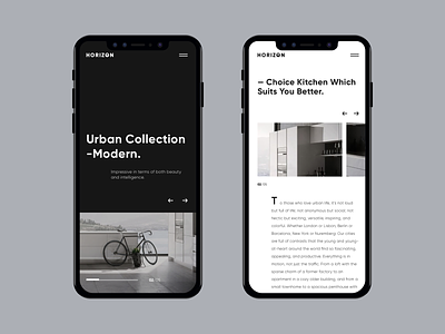 Horizon - Mobile Responsive Design