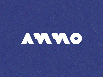 Ammo branding identity logo m mark mountain
