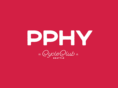 PPHY Cycle Club Seattle bike branding club cycle identity mark seattle