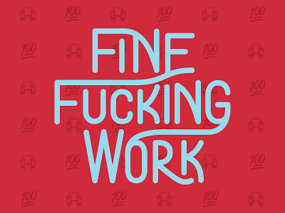 FFW 100 fine fucking lettering work