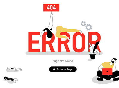 Daily UI Challenge | 008 | 404 Page 404 error page 404 page dailyui dailyui0008 design figma illustration landing page ui uiux ux web design