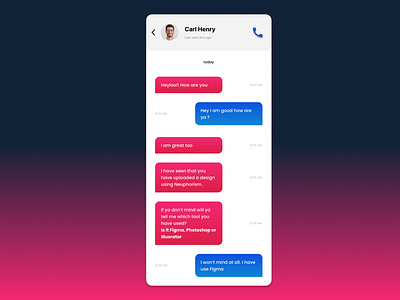 Daily UI Challenge | 013 | Direct Message