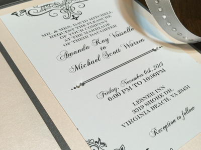 Custom Wedding Invitations design illustration invitations print wedding