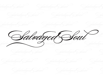 Salvaged Soul Designs - Daily Logo Challenge - Day 7 black design fashion label logo salvaged soul soul white wordmark