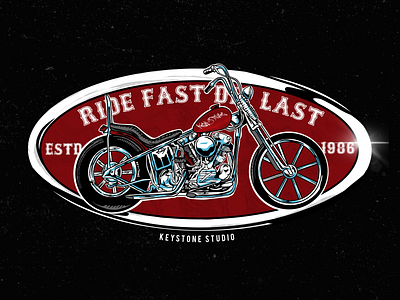 RIDE FAST DIE LAST branding coveralbum custom culture design graphic design harley davidson harley davidson artwork harley davidson choppers harley davidson design harleydavidson logo illustration knucklehead knucklehead artwork knuckleheadchoppers logo motorcycle merch panheadchopper rider supply shovelhead tshirtdesign