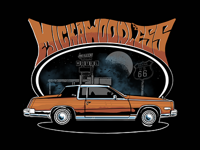 im create great design for micka woodless car illustation chevy graphic design oldschool car stooner poster vintage car