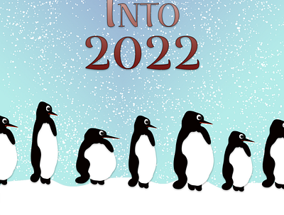 Penguin March 2022 design graphic design illustration photoshop