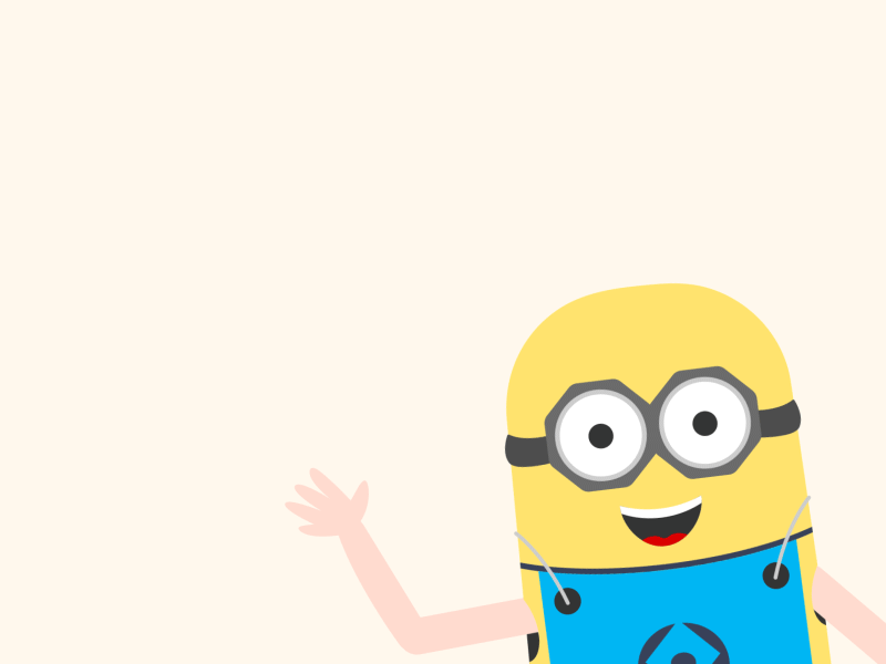 Minions animation character design graphics hello illustration minions motion graphics waves