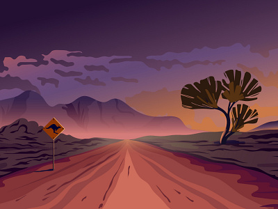 2d desert background