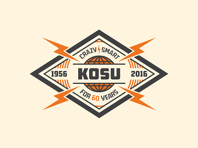 KOSU 60th Anniversary Logo
