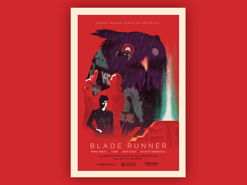 Blade Runner Poster By Robot House On Dribbble