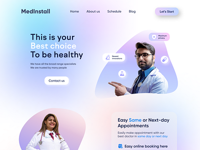 Website for the clinic