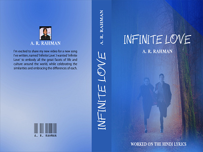 BOOK COVER-INFINITE LOVE book cover design illustration phoshop design