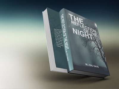 BOOK COVER-The reflection of the night book cover design illustration phoshop design