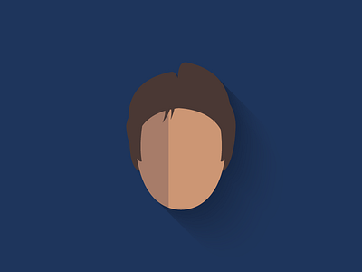 Han Solo Flat Design Icon