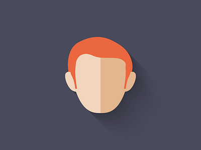 General Hux Flat Design Icon character design first order flat design force awakens general hux icon icon design long shadow design star wars