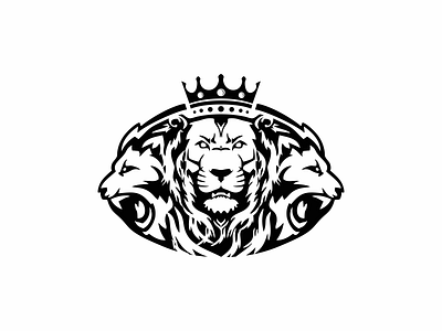 lion king design icon illustration logo vector