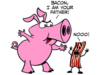 Bacon I am Your Father am bacon father i am your father luke vader your