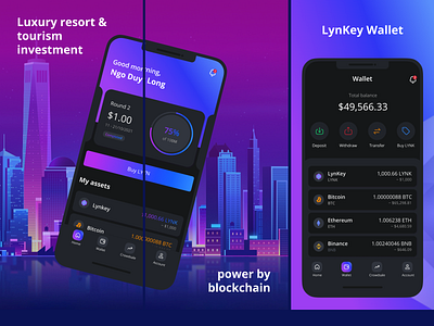 Lynkey blockchain block blockchain crypto marketplace nft ui ux