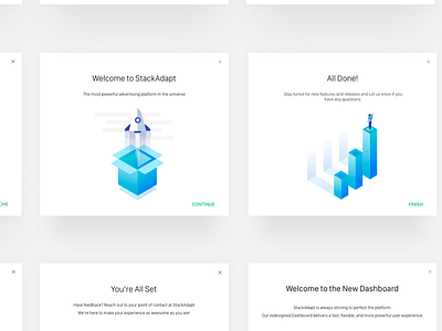 Onboarding Modals blue cute daily ui desktop gradient illustration modal product ui ux