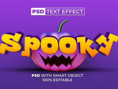 Spooky text effect funny style