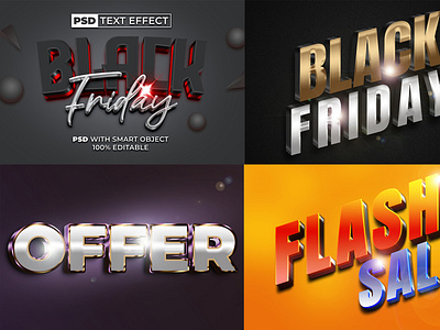 3D Text Effect Sale Style