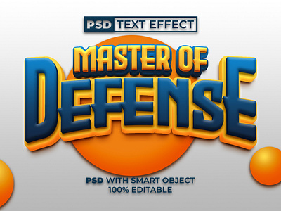 3D Text Effect Sport Team Style With Smart Object