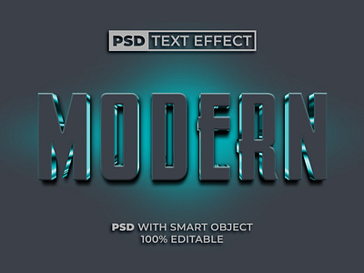 Text Effect Modern Style