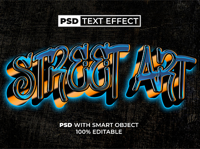 Graffiti Text Effect Style For Photoshop alphabet design editable effect font graffiti letter lettering modern street art text type typeface typography